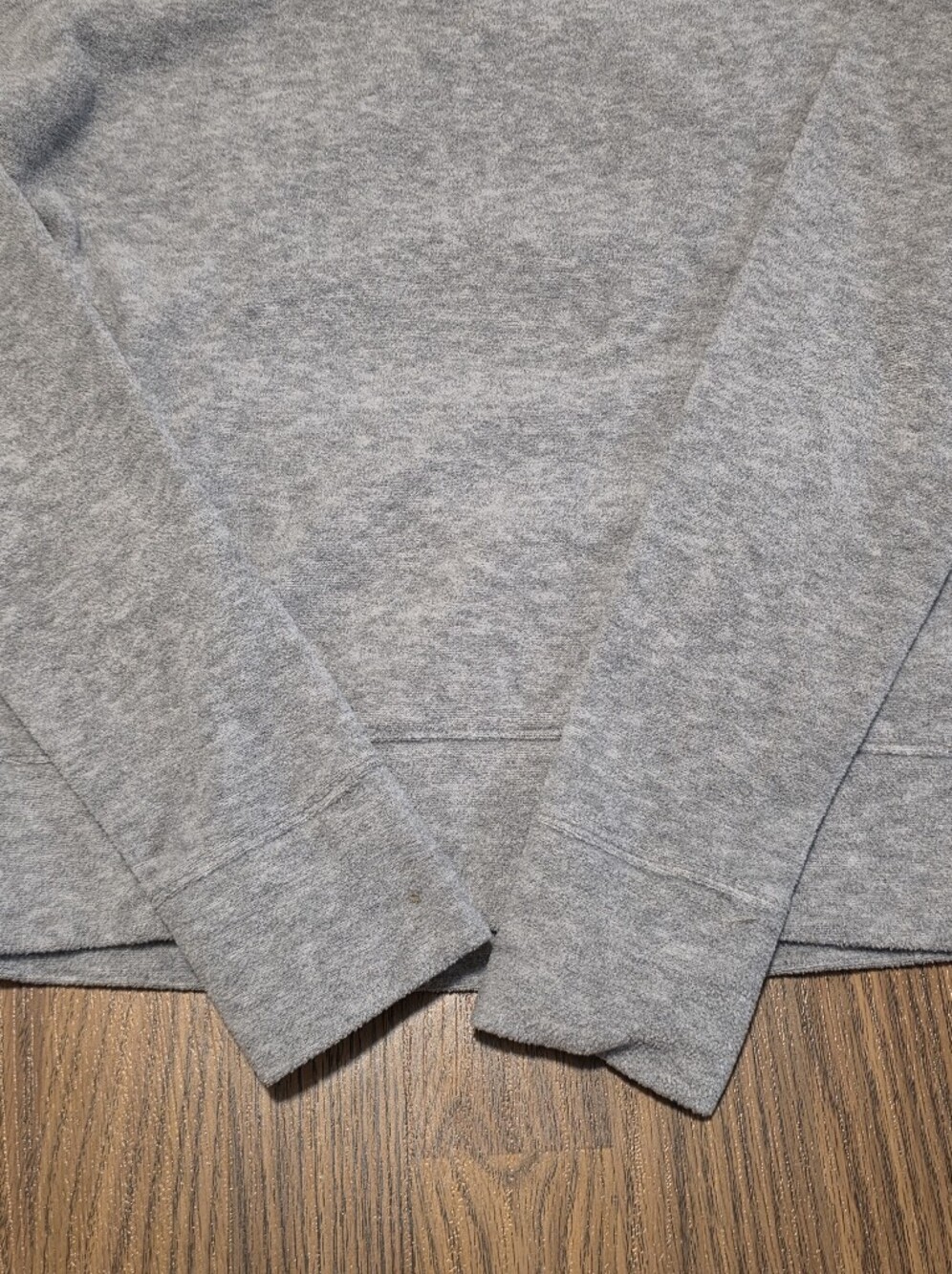 Lululemon Go Forward Pullover Heathered Core Light Grey Fleece Cowl Neck Size 4 - Picture 2 of 7